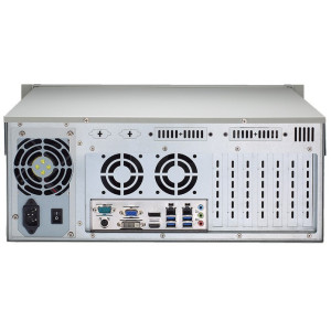 Axiomtek AX61410 4U Rackmount chassis for Full-size SBC & ATX/Micro-ATX Motherboard, black or beige, w/o power supply